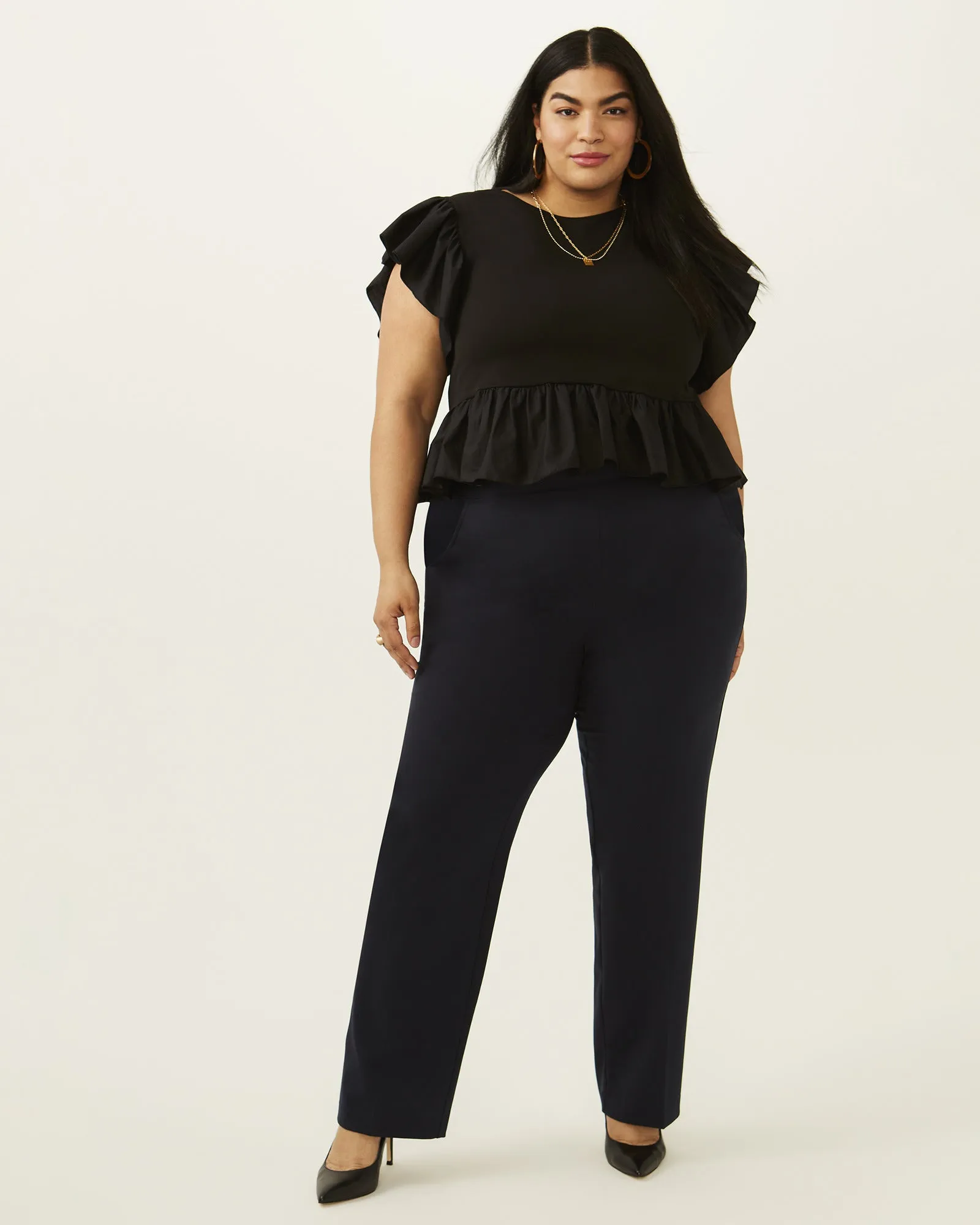 Xanthe Pull-On Work Pant | Navy